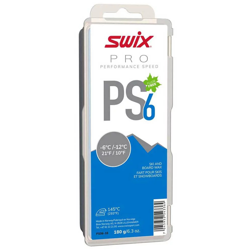 Swix PS6-6ºC/-12ºC 180 G Brettwachs 3 Swix PS6-6ºC/-12ºC 180 G Brettwachs
