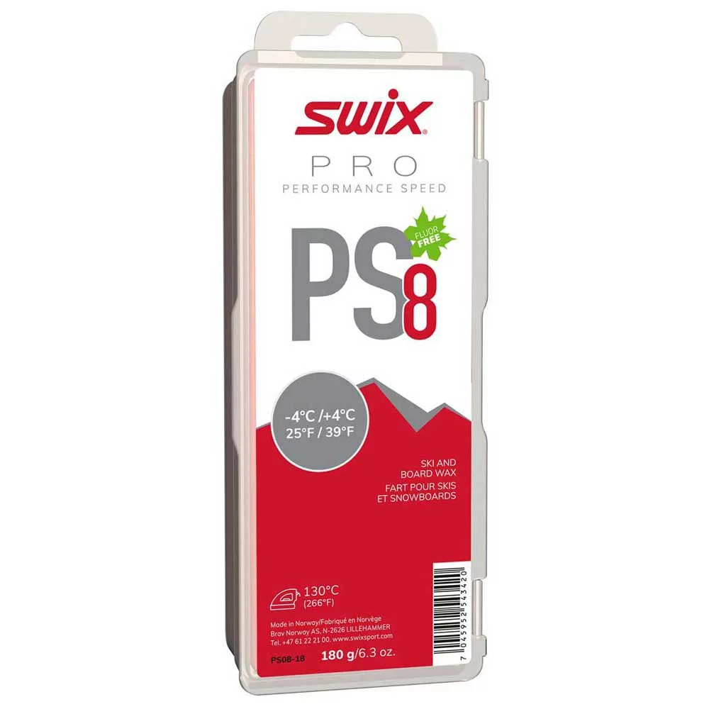 Swix PS8-4ºC/+4ºC 180 G Brettwachs 3 Swix PS8-4ºC/+4ºC 180 G Brettwachs